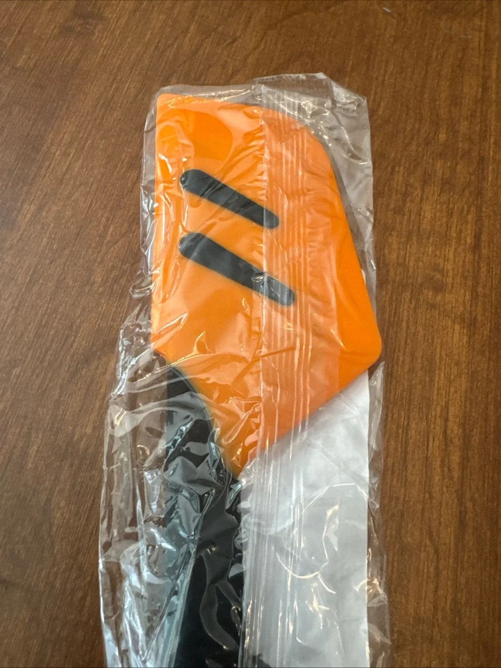 Tupperware Silicone Orange and Black Silicone Spatula Heat Resistant